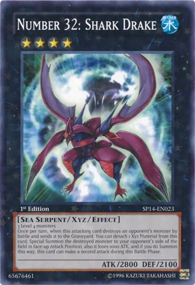 Numéro 32 : Shark Drake [SP14-EN023] Starfoil Rare 