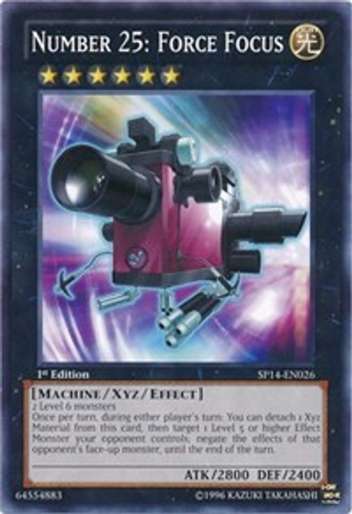 Numéro 25 : Force Focus [SP14-EN026] Commun 