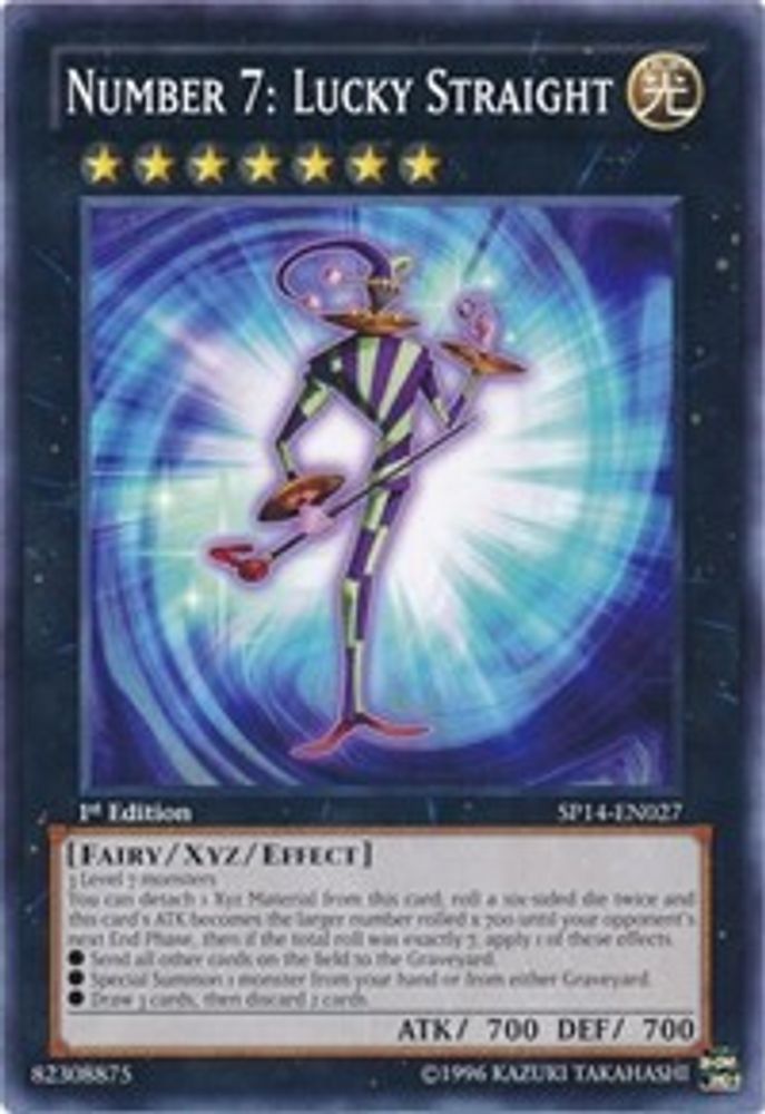 Number 7: Lucky Straight (SP14-EN027) - Common