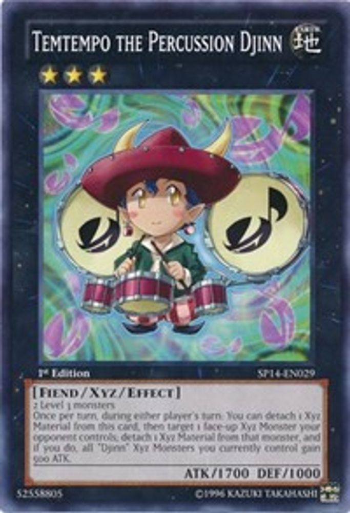 Temtempo the Percussion Djinn (SP14-EN029) - Common