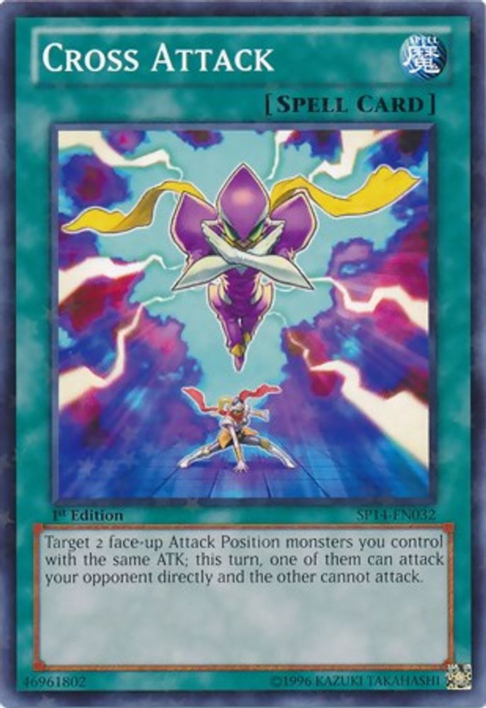 Cross Attack (Starfoil) (SP14-EN032) - Starfoil Rare