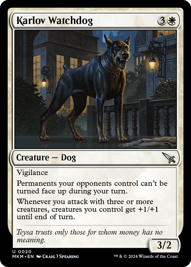 Karlov Watchdog [Meurtres au manoir Karlov] 