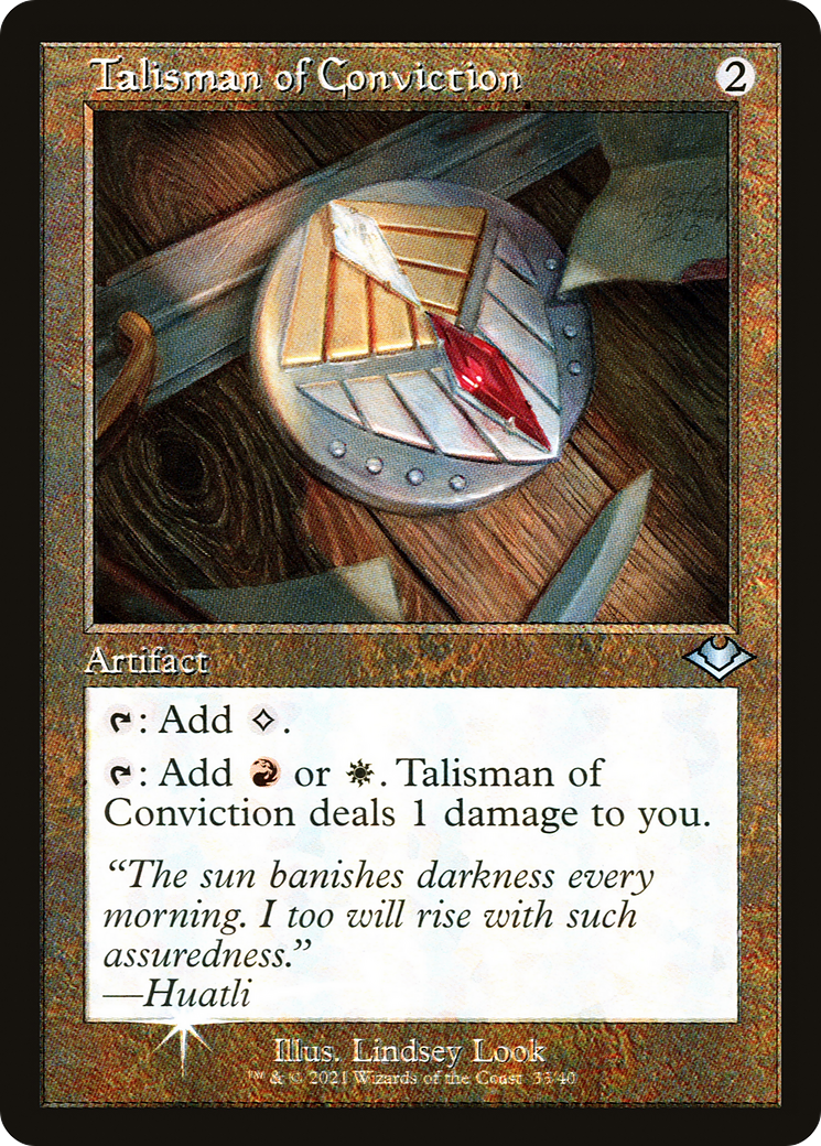 Talisman de conviction (Rétro) [Horizons modernes] 