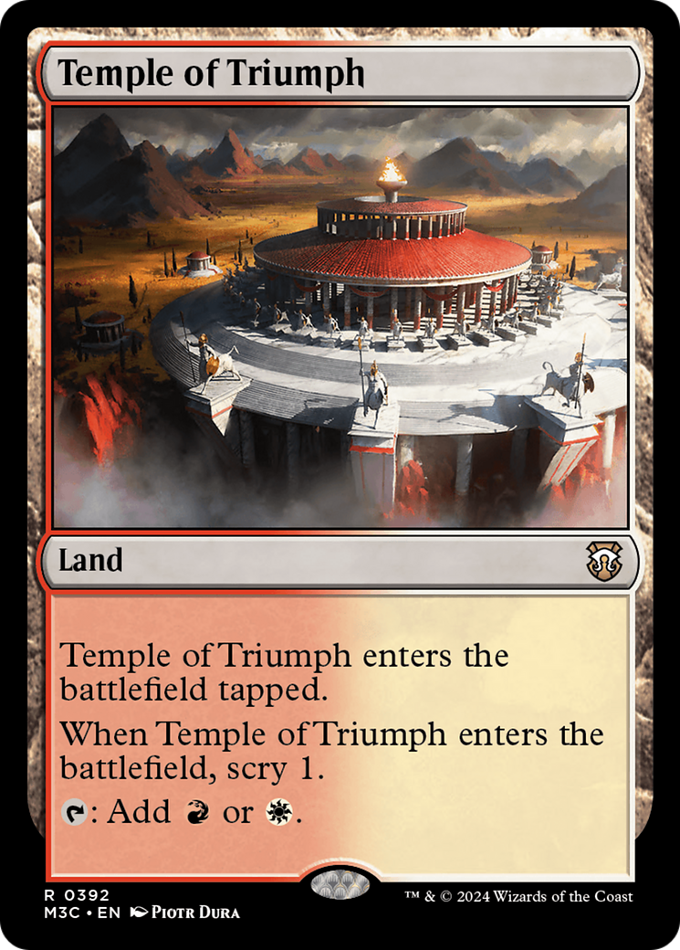 Temple du Triomphe [Modern Horizons 3 Commander] 