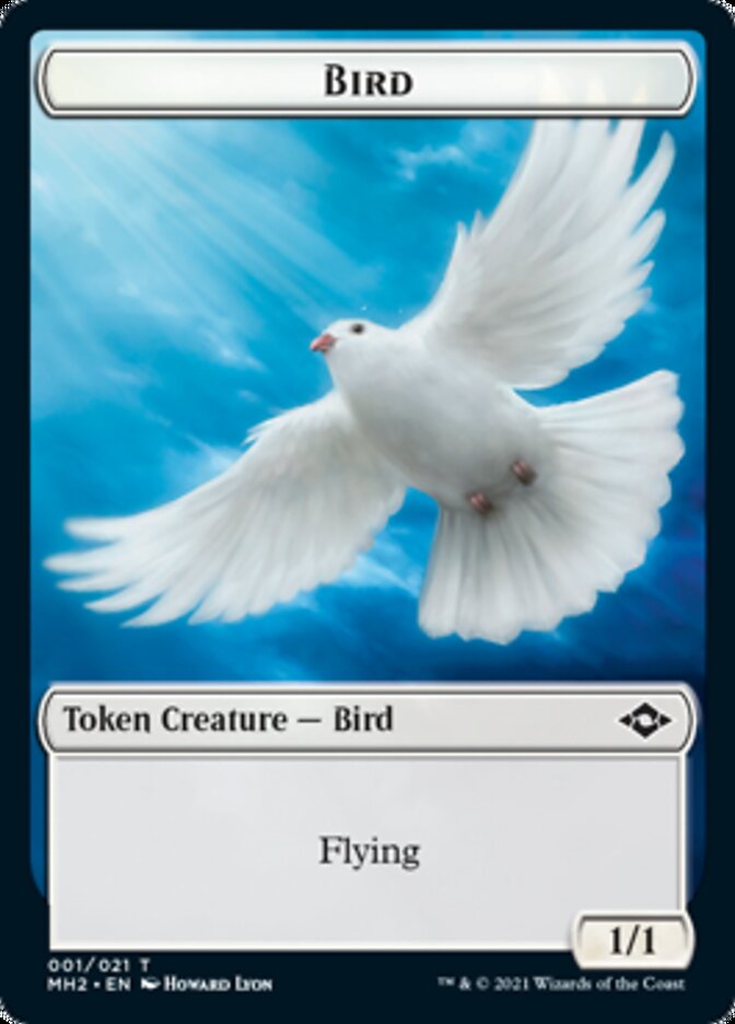 Oiseau // Nourriture (18) Jeton double face [Modern Horizons 2 Tokens] 