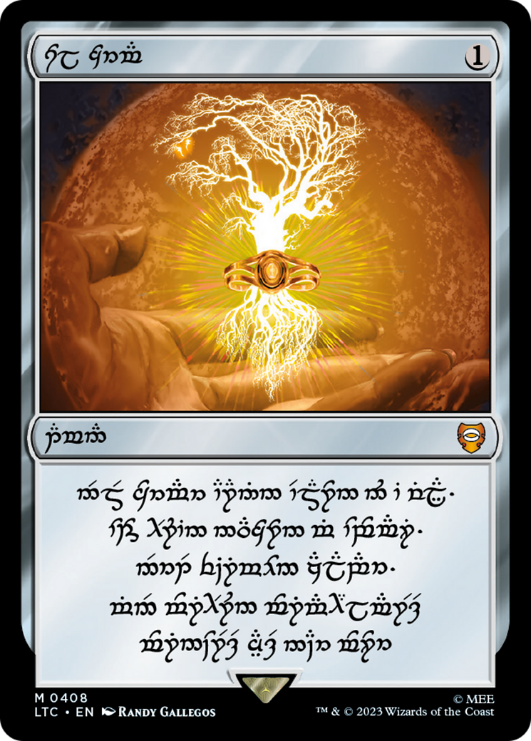 Sol Ring (408) (Elven) [Le Seigneur des Anneaux : Contes du Commandant de la Terre du Milieu] 
