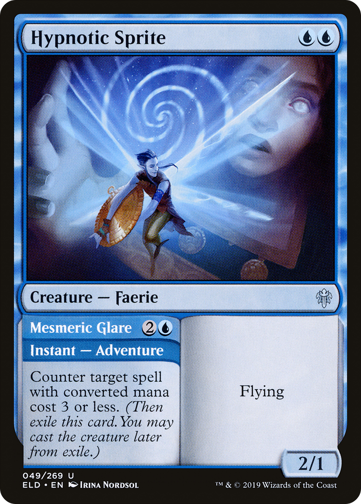 Sprite hypnotique // Éblouissement mesmérique [Trône d'Eldraine] 