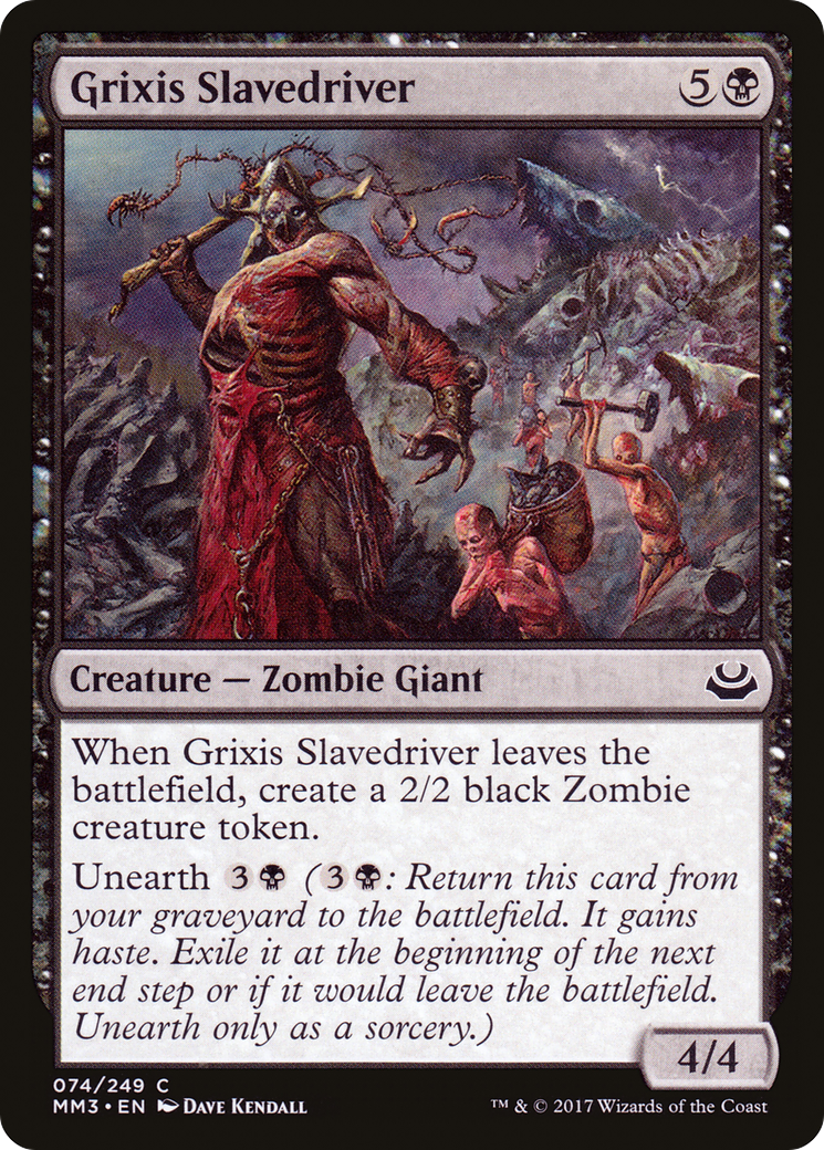 Grixis Slavedriver (MM3-074) - Modern Masters 2017