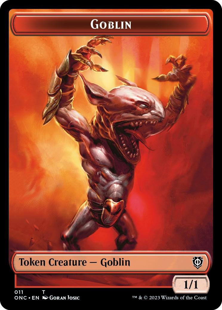 Rebelle // Jeton gobelin double face [Phyrexia : tous seront un seul jeton de commandant] 