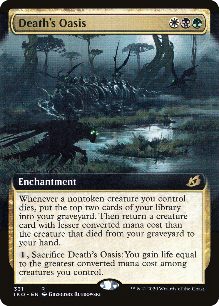 Oasis de la mort (art étendu) [Ikoria : repaire des béhémoths] 