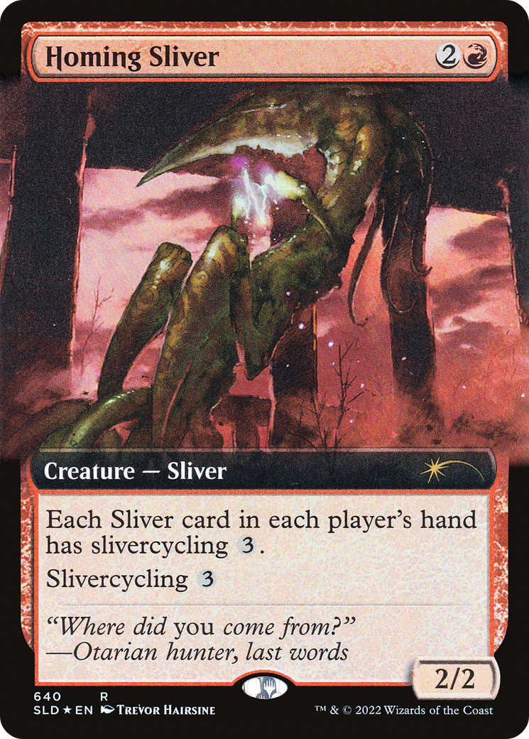 Homing Sliver (Art étendu) [Promotions Secret Lair Drop] 