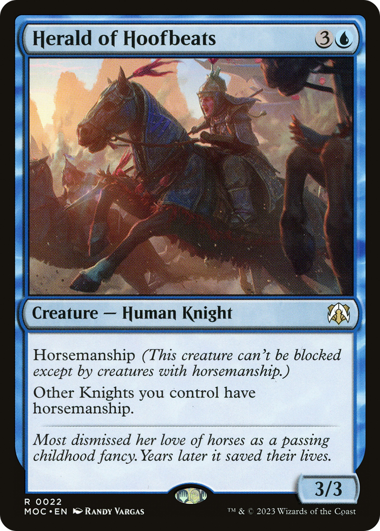 Herald of Hoofbeats [Marche du commandant de la machine] 
