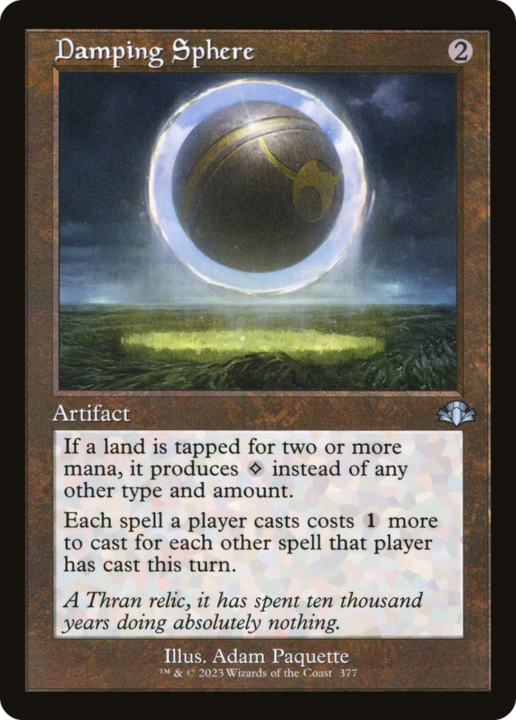 Sphère d'amortissement (rétro) [Dominaria Remastered] 
