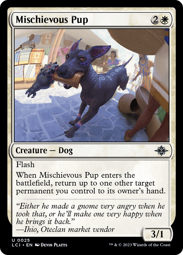 Chiot espiègle [Les cavernes perdues d'Ixalan] 