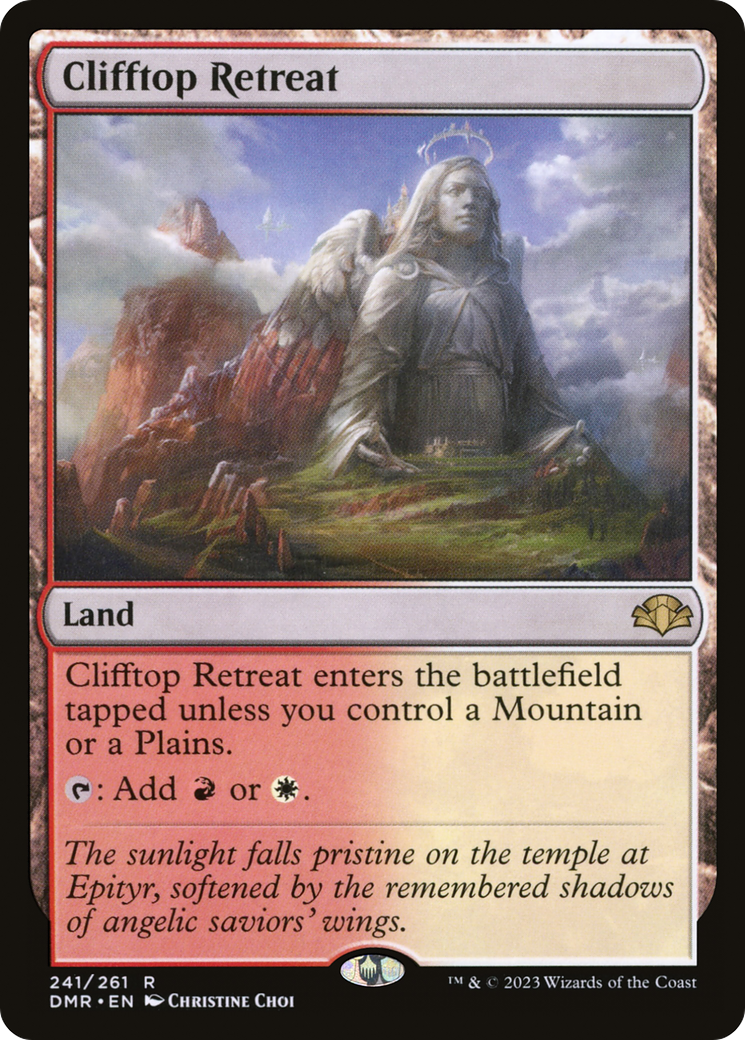 Retraite au sommet d'une falaise [Dominaria Remastered] 