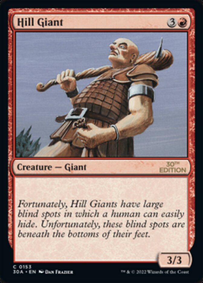 Hill Giant [Édition 30e anniversaire] 