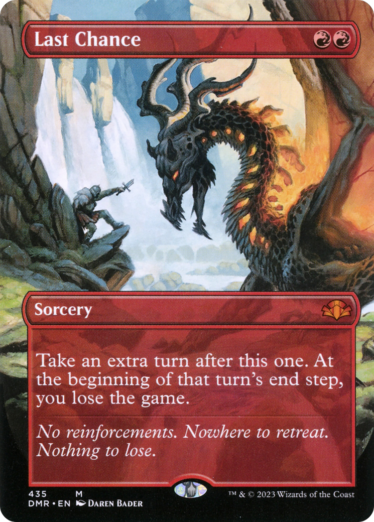 Dernière chance (Art alternatif sans frontières) [Dominaria Remastered] 