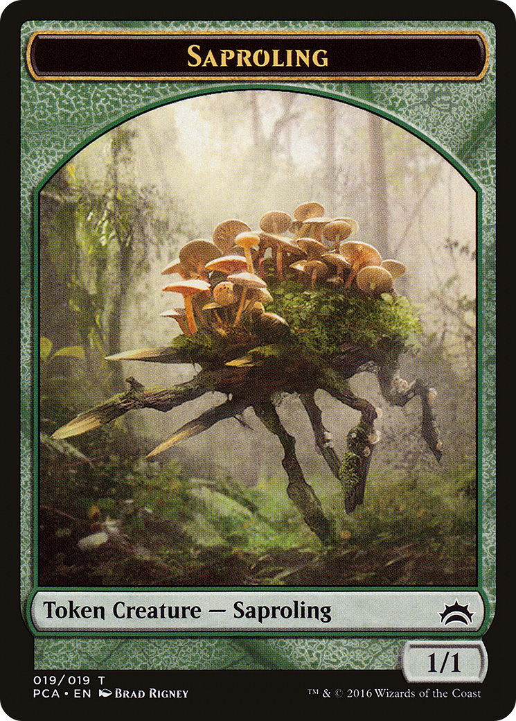 Saproling // Goblin Double-Sided Token (PCA-19 // 11) - Planechase Anthology Tokens