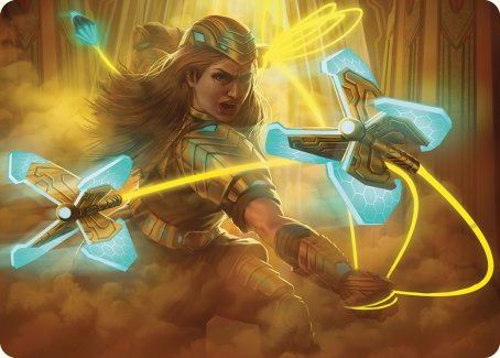 Carte d'art Bladehold War-Whip [Phyrexia : All Will Be One Art Series] 