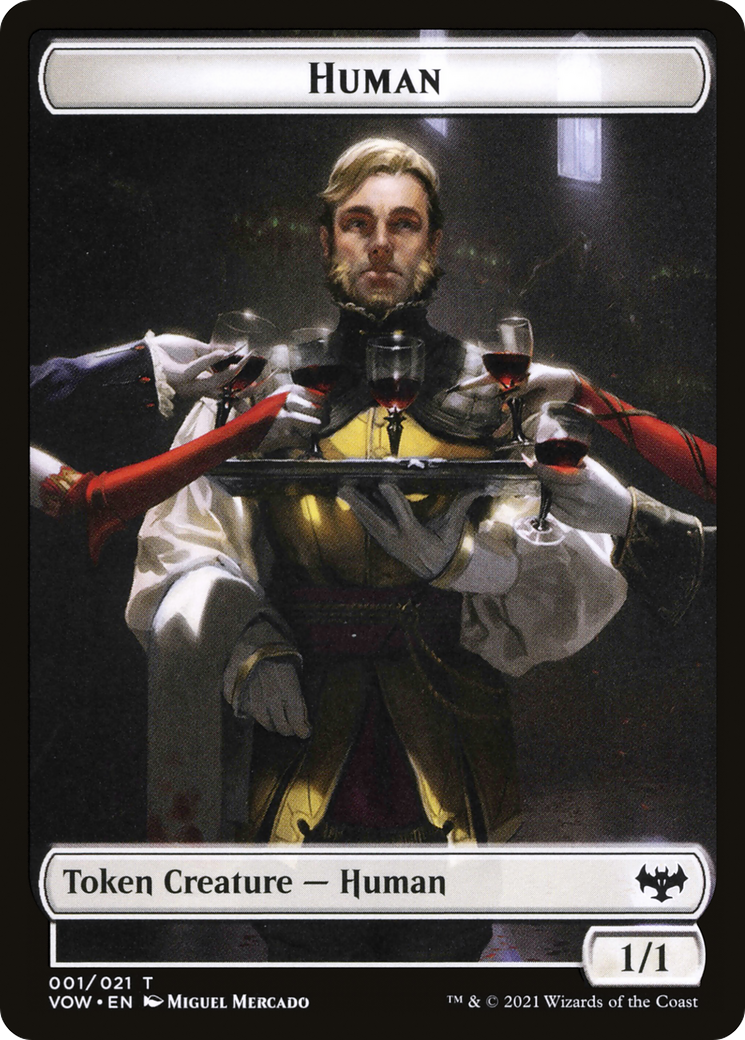 Human (TVOW-001) - Innistrad: Crimson Vow Tokens
