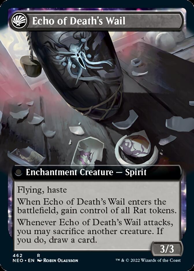 Tribute to Horobi (Extended Art) (NEO-462) - Kamigawa: Neon Dynasty: (Extended Art, fandfc, enchantment)