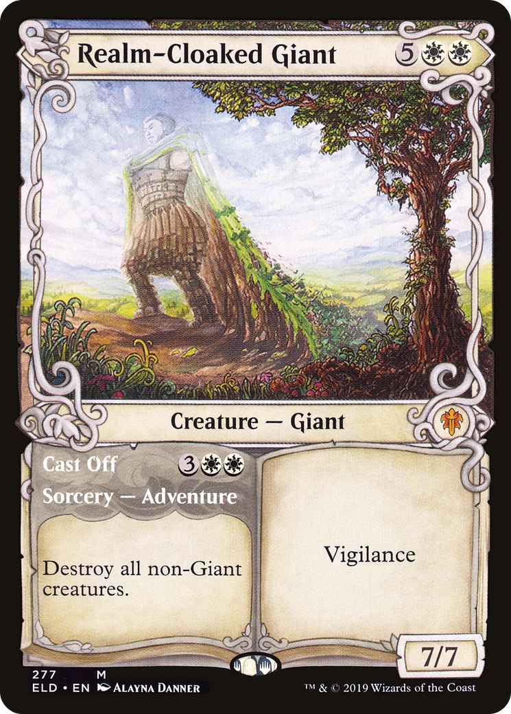 Géant masqué du royaume // Rejeté (vitrine) [Trône d'Eldraine] 