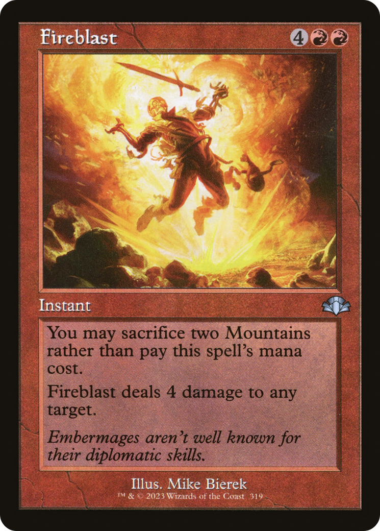 Fireblast (Rétro) [Dominaria Remastered] 