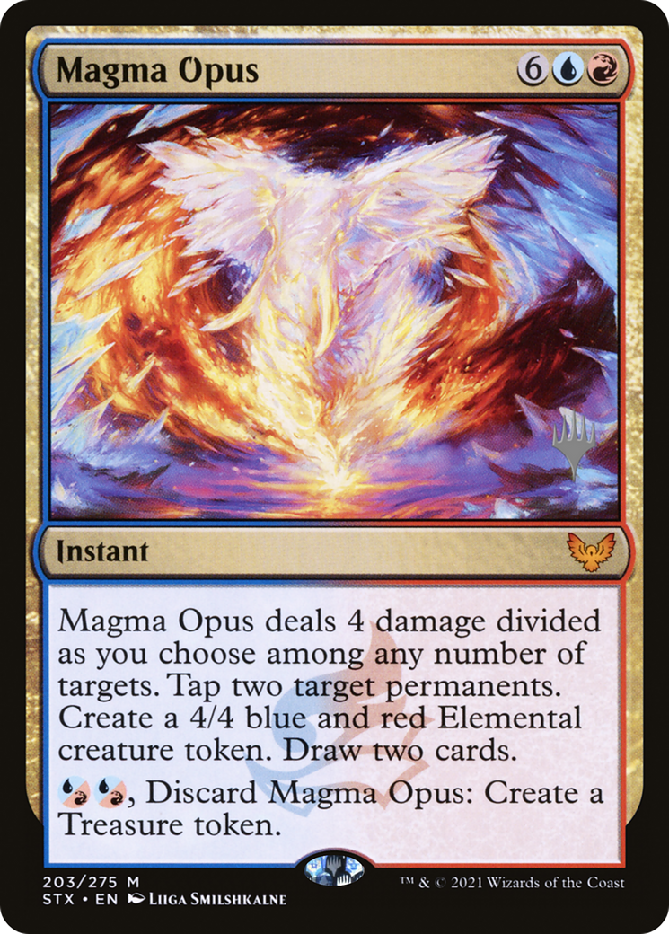 Magma Opus (Pack Promo) [Strixhaven : Promos de l'École des Mages] 