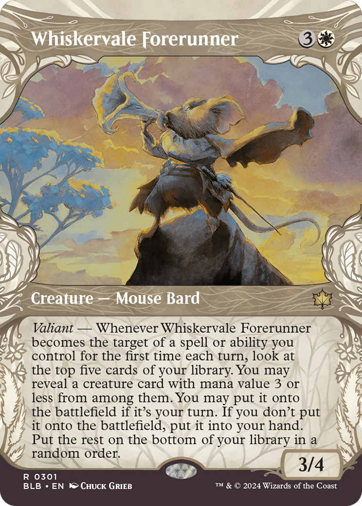 Forerunner de Whiskervale (Vitrine) [Bloomburrow] 