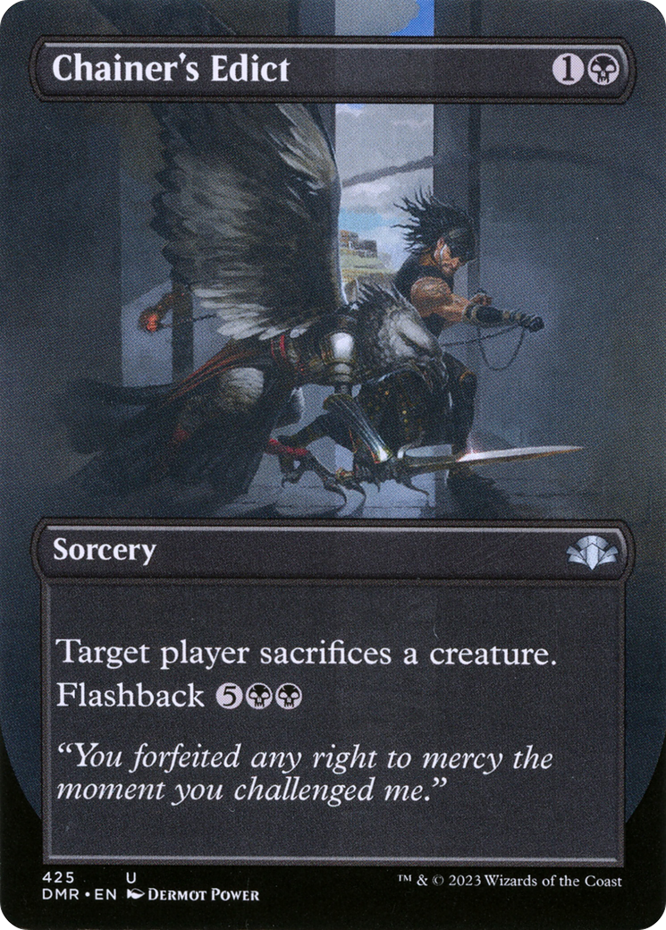 Édit de Chainer (Art alternatif sans frontières) [Dominaria Remastered] 