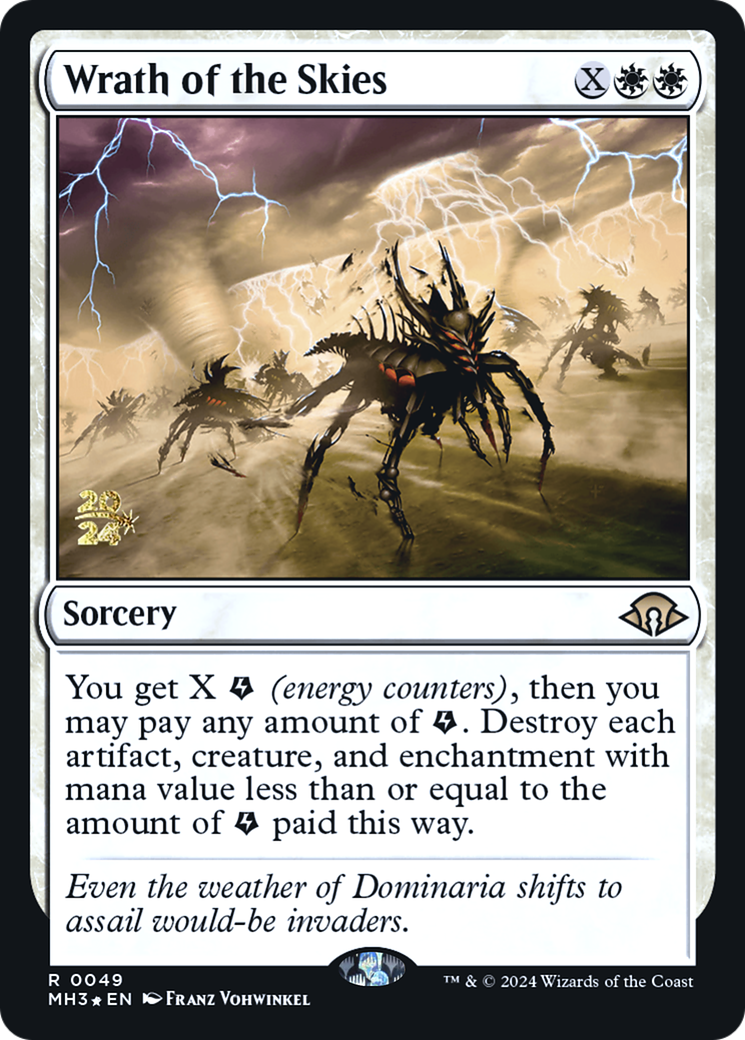 Wrath of the Skies (PRE-049) - Modern Horizons 3 Promos Foil