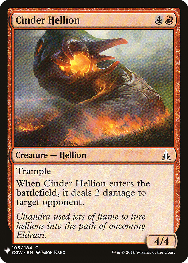 Cinder Hellion [Booster mystère] 