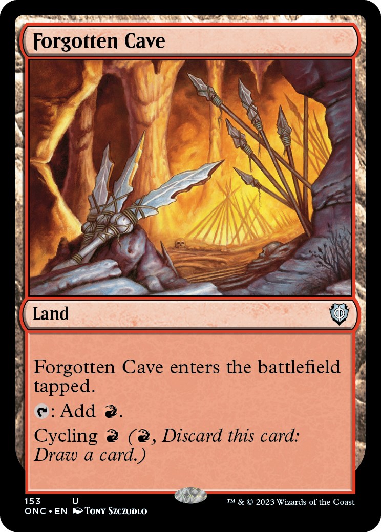 Forgotten Cave (ONC-153) - Phyrexia: All Will Be One Commander