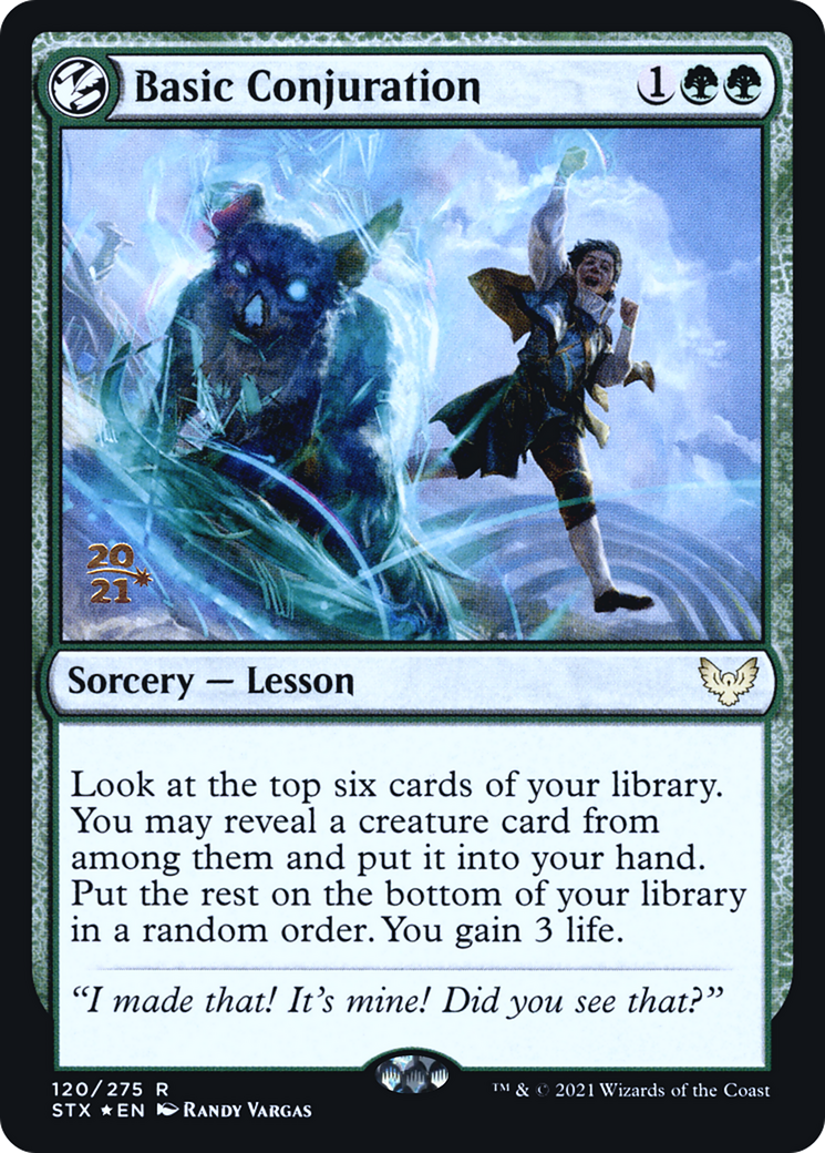 Conjuration de base [Strixhaven : Promos avant-première de l'École des Mages] 