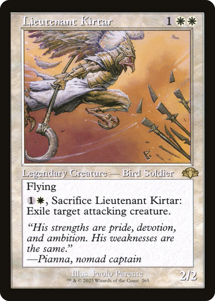 Lieutenant Kirtar (Rétro) [Dominaria Remastered] 