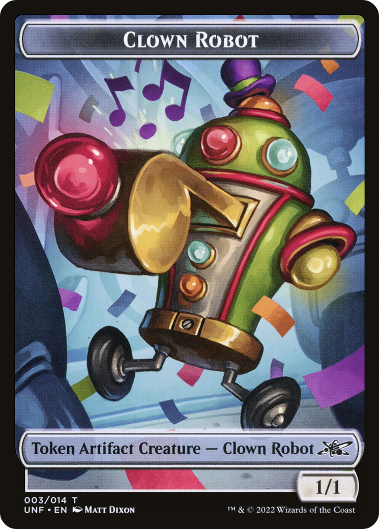 Jeton Robot Clown (003) [Jetons Unfinity] 
