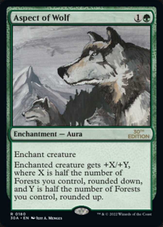 Aspect du loup [édition 30e anniversaire] 