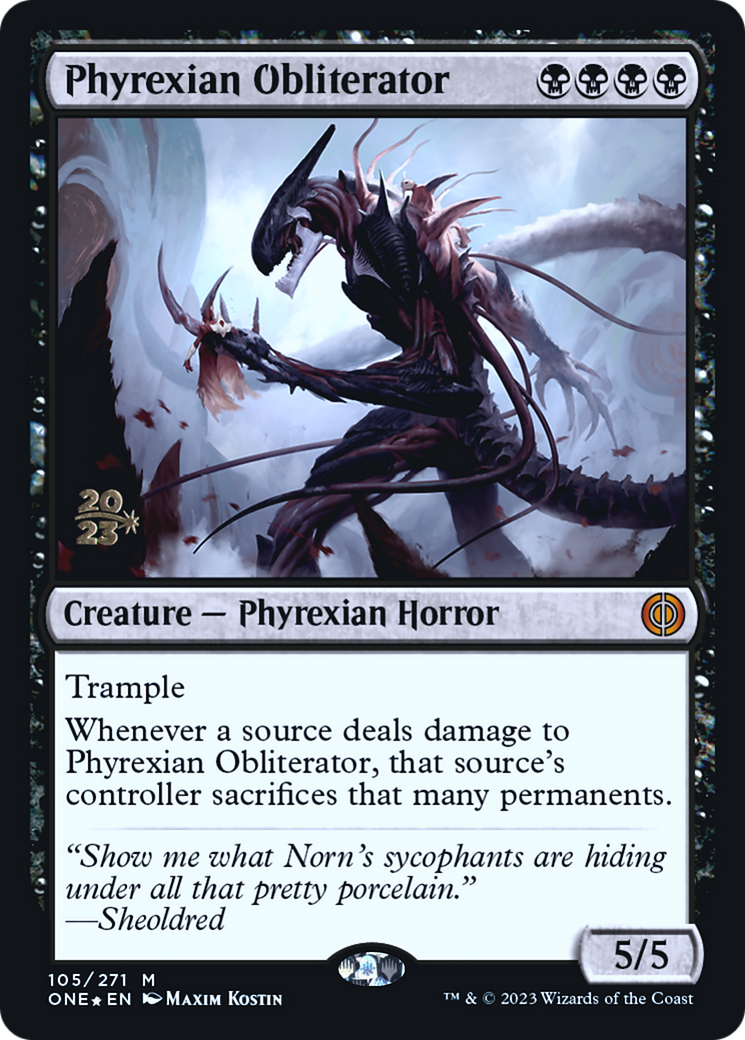 Phyrexian Obliterator [Phyrexia : All Will Be One Avant-première Promos] 