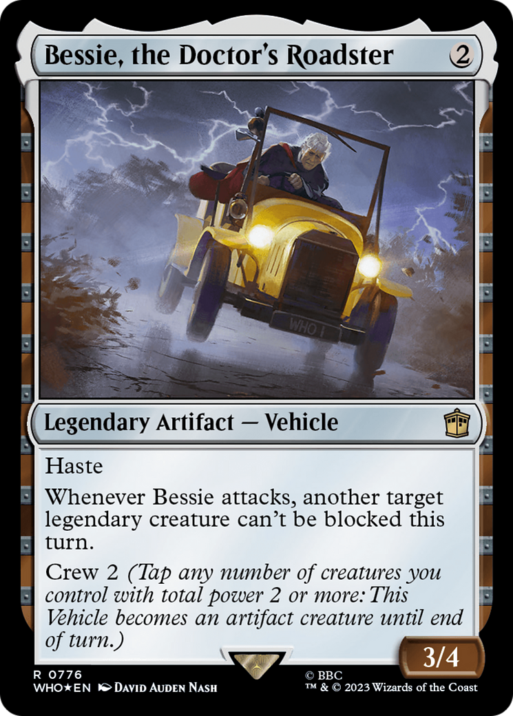 Bessie, le roadster du docteur (Surge Foil) [Doctor Who] 