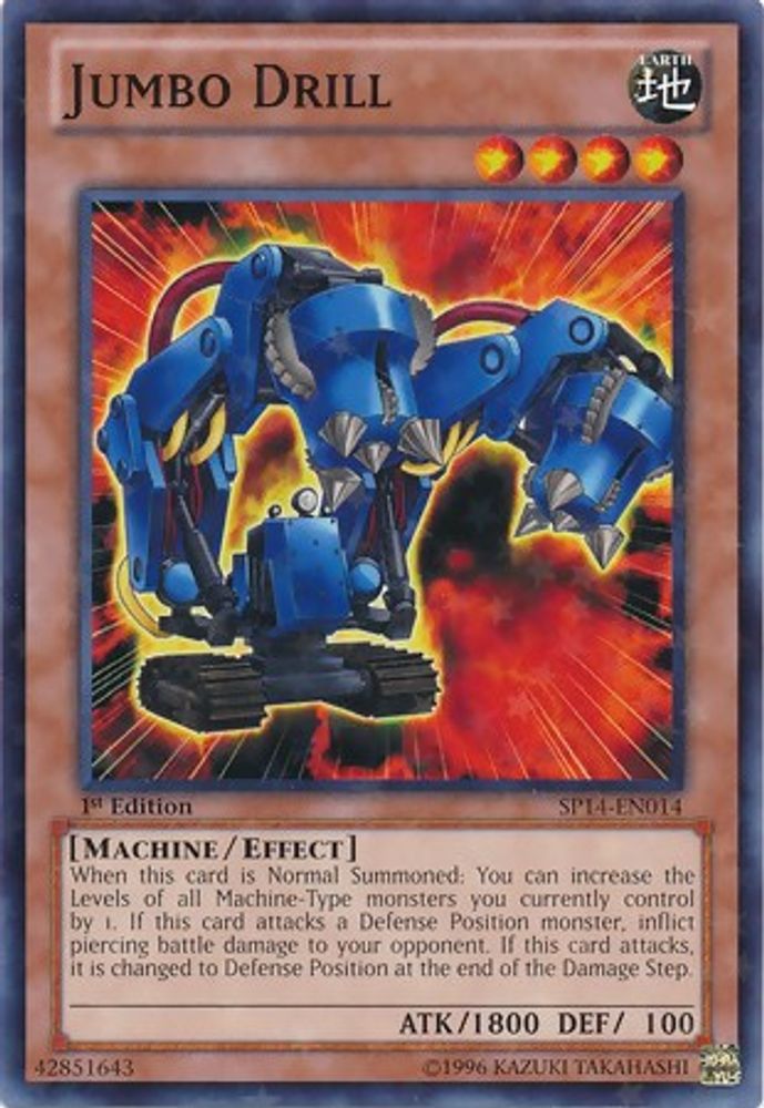 Jumbo Drill (Starfoil) (SP14-EN014) - Starfoil Rare
