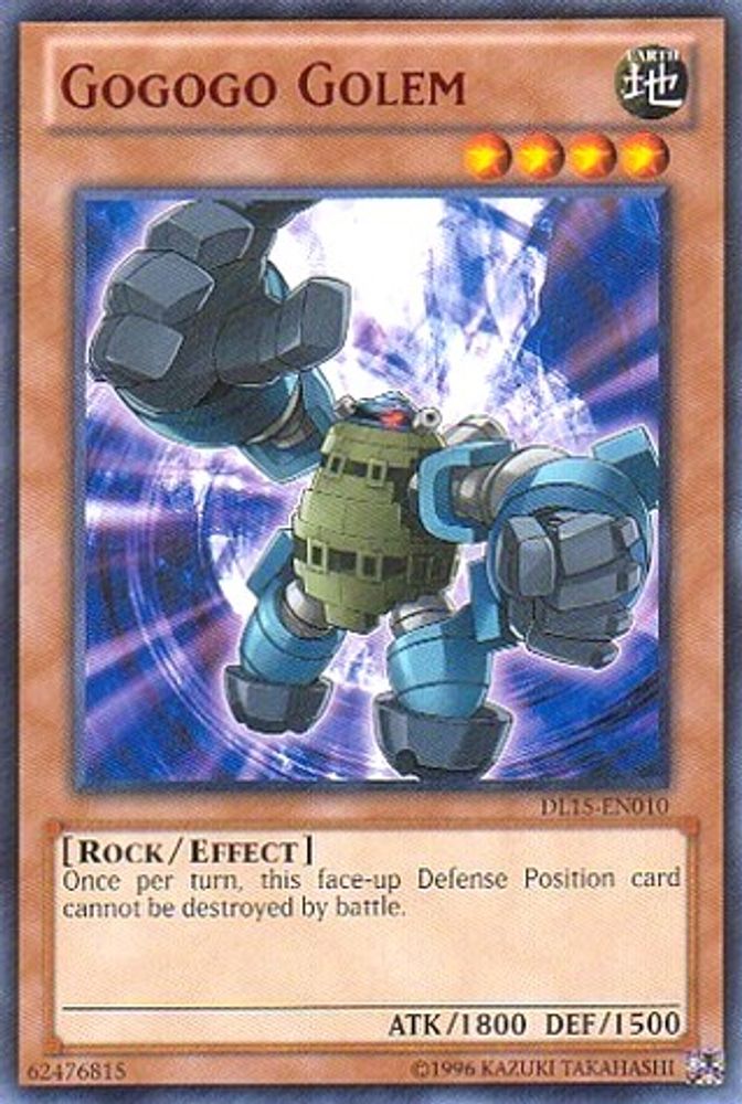 Gogogo Golem (Rouge) [DL15-EN010] Rare 
