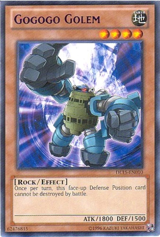 Gogogo Golem (Violet) [DL15-EN010] Rare 