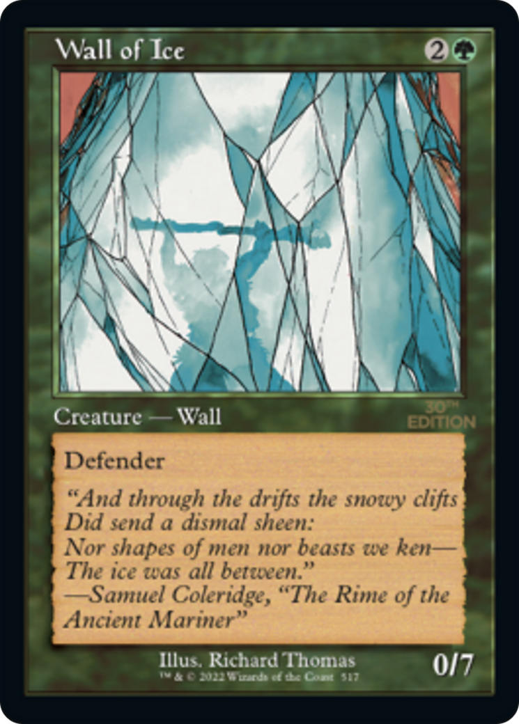 Mur de glace (rétro) [édition 30e anniversaire] 