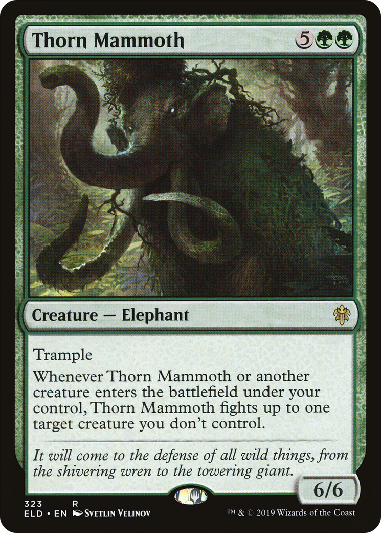 Mammouth épineux [Trône d'Eldraine] 
