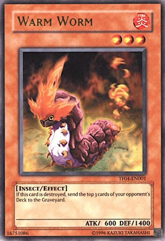 Warm Worm (5D's Tag Force 4) (TF04-EN001) - Ultra Rare