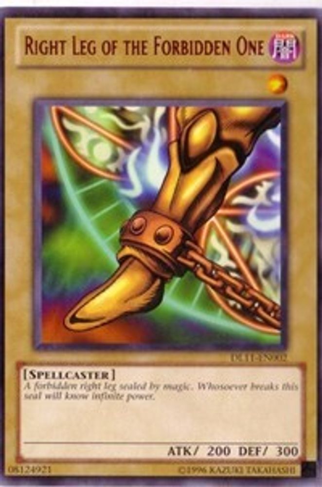 Right Leg of the Forbidden One (Red) (DL11-EN002) - Rare