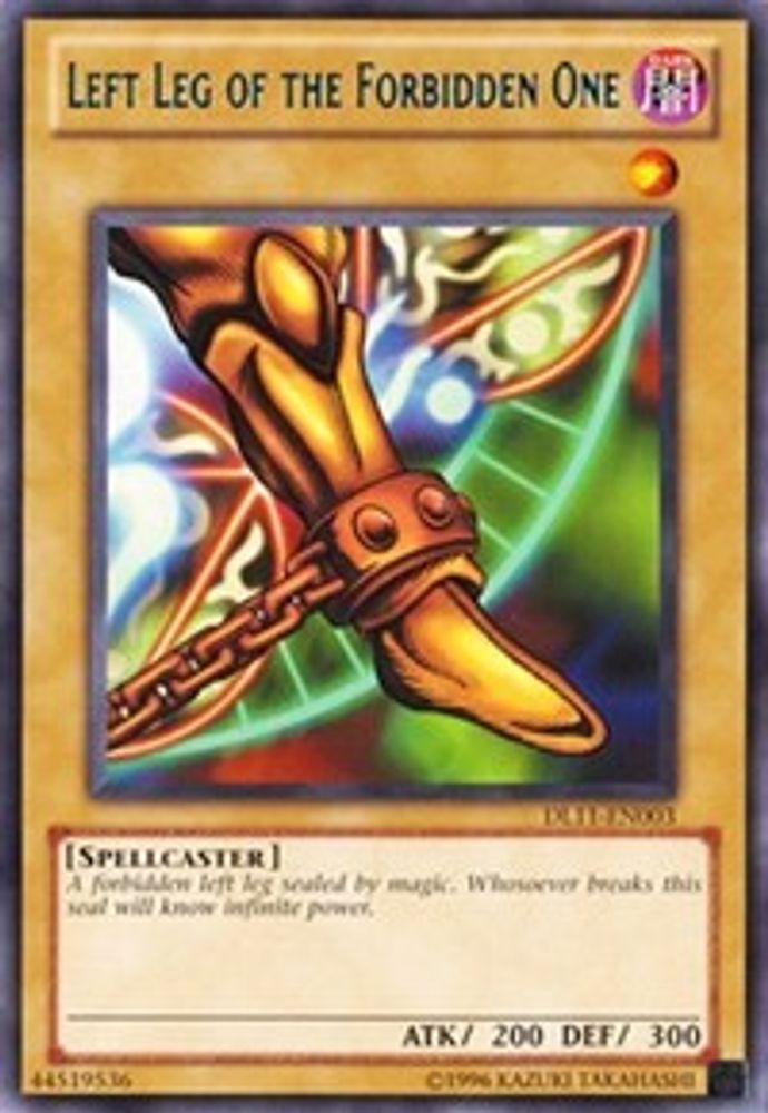 Left Leg of the Forbidden One (Blue) (DL11-EN003) - Rare