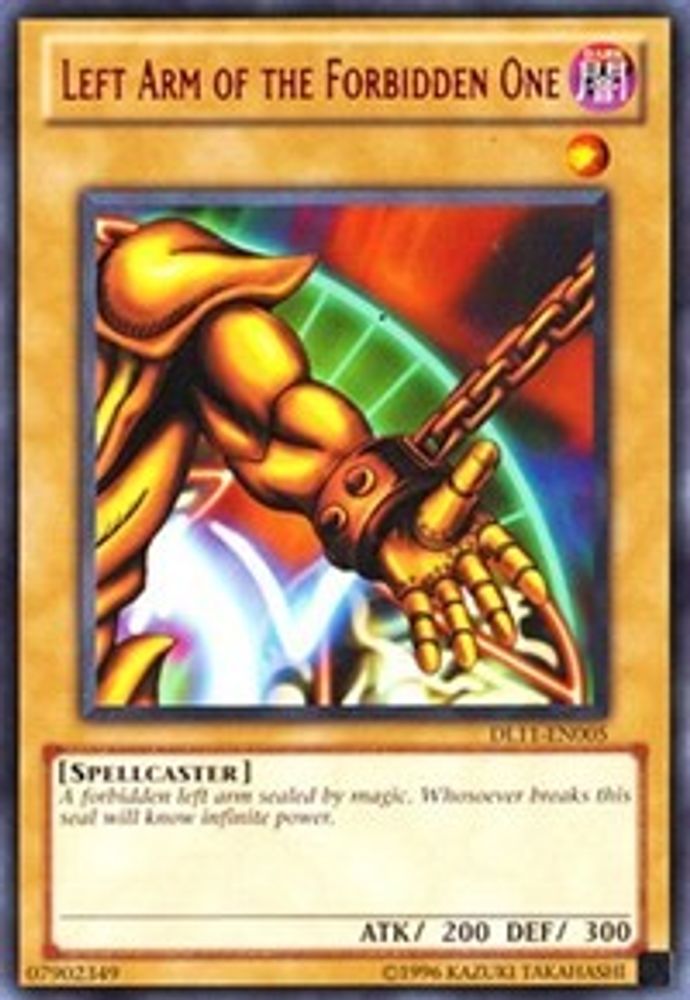 Left Arm of the Forbidden One (Red) (DL11-EN005) - Rare