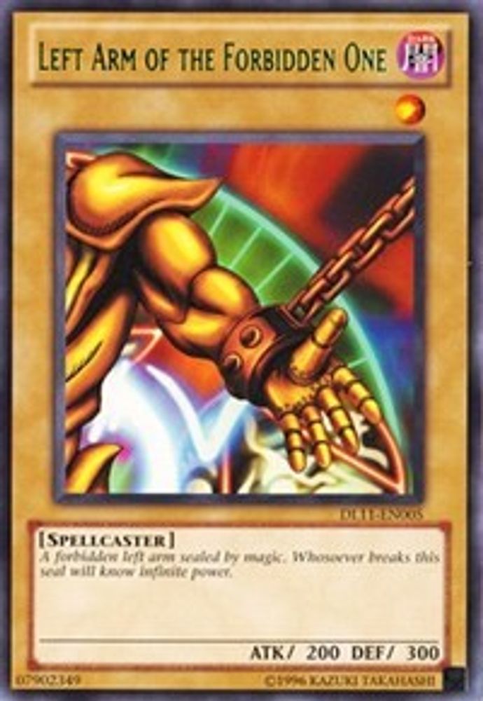 Left Arm of the Forbidden One (Green) (DL11-EN005) - Rare