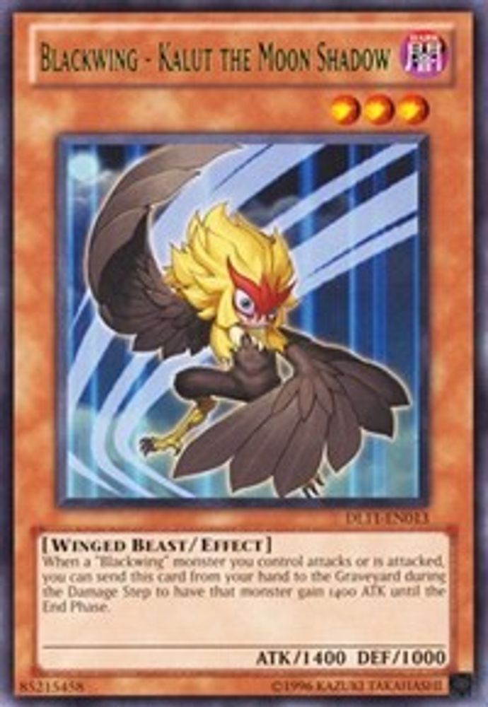 Blackwing - Kalut the Moon Shadow (Green) (DL11-EN013) - Rare